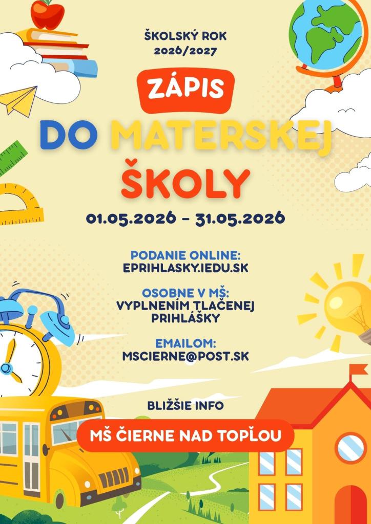 Zápis do&nbsp;MŠ