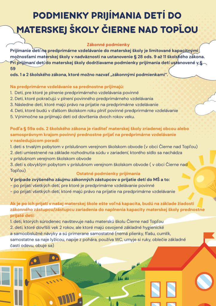 Zápis do&nbsp;MŠ
